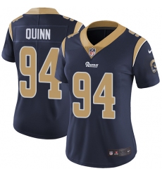 Women's Nike Los Angeles Rams #94 Robert Quinn Navy Blue Team Color Vapor Untouchable Limited Player NFL Jersey