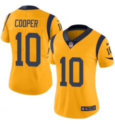 Women's Nike Los Angeles Rams #10 Pharoh Cooper Limited Gold Rush Vapor Untouchable NFL Jersey