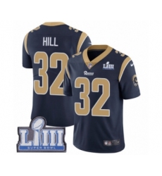 Youth Nike Los Angeles Rams #32 Troy Hill Navy Blue Team Color Vapor Untouchable Limited Player Super Bowl LIII Bound NFL Jersey