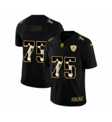 Men's Oakland Raiders #75 Howie Long Black Jesus Faith Limited Football Jersey