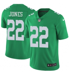 Youth Nike Philadelphia Eagles #22 Sidney Jones Limited Green Rush Vapor Untouchable NFL Jersey