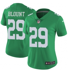 Women's Nike Philadelphia Eagles #35 LeGarrette Blount Limited Green Rush Vapor Untouchable NFL Jersey