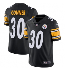 Youth Nike Pittsburgh Steelers #30 James Conner Black Team Color Vapor Untouchable Limited Player NFL Jersey
