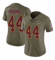 Women's Nike Washington Redskins #44 John Riggins Limited Olive 2017 Salute to Service NFL Jersey