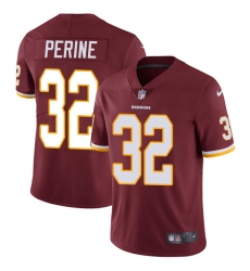 Men's Nike Washington Redskins #32 Samaje Perine Burgundy Red Team Color Vapor Untouchable Limited Player NFL Jersey