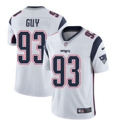 Youth Nike New England Patriots #93 Lawrence Guy White Vapor Untouchable Limited Player NFL Jersey