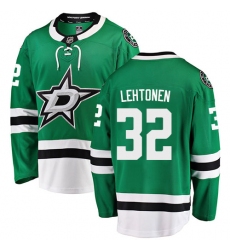 Men's Dallas Stars #32 Kari Lehtonen Fanatics Branded Green Home Breakaway NHL Jersey