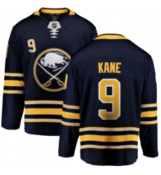 Men's Buffalo Sabres #9 Evander Kane Fanatics Branded Navy Blue Home Breakaway NHL Jersey