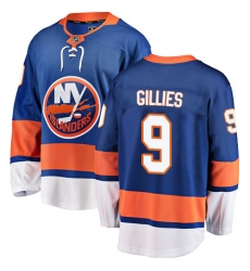 Men's New York Islanders #9 Clark Gillies Fanatics Branded Royal Blue Home Breakaway NHL Jersey