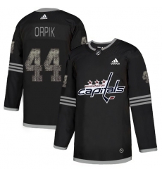 Men's Adidas Washington Capitals #44 Brooks Orpik Black 1 Authentic Classic Stitched NHL Jersey