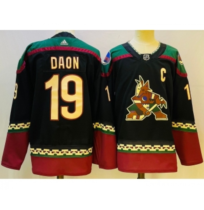 Men's Arizona Coyotes #19 Shane Doan Black Stitched Jersey