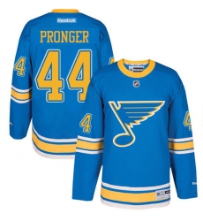 Men's Reebok St. Louis Blues #44 Chris Pronger Authentic Blue 2017 Winter Classic NHL Jersey
