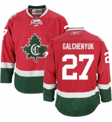 Men's Reebok Montreal Canadiens #27 Alex Galchenyuk Authentic Red New CD NHL Jersey