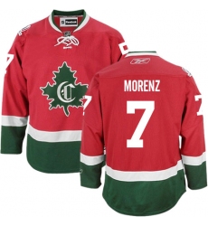 Youth Reebok Montreal Canadiens #7 Howie Morenz Authentic Red New CD NHL Jersey