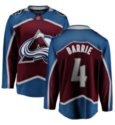 Youth Colorado Avalanche #4 Tyson Barrie Fanatics Branded Maroon Home Breakaway NHL Jersey