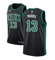 Men's Adidas Boston Celtics #13 Marcus Morris Swingman Black NBA Jersey - Statement Edition