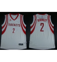 Revolution 30 Rockets #2 Patrick Beverley White Road Stitched NBA Jersey
