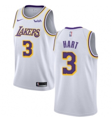 Youth Nike Los Angeles Lakers #3 Josh Hart Swingman White NBA Jersey - Association Edition