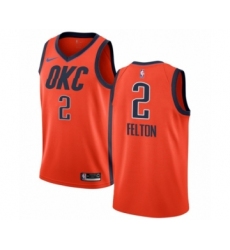 Youth Nike Oklahoma City Thunder #2 Raymond Felton Orange Swingman Jersey - Earned Edition