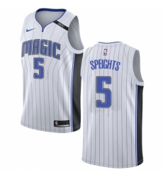 Women's Nike Orlando Magic #5 Marreese Speights Authentic NBA Jersey - Association Edition