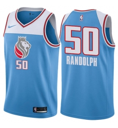 Men's Nike Sacramento Kings #50 Zach Randolph Swingman Blue NBA Jersey - City Edition