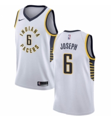 Men's Nike Indiana Pacers #6 Cory Joseph Swingman White NBA Jersey - Association Edition