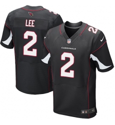 Men's Nike Arizona Cardinals #2 Andy Lee Elite Black Alternate NFL Jersey