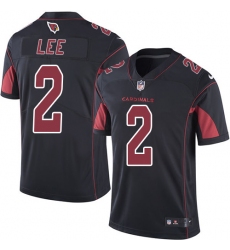 Men's Nike Arizona Cardinals #2 Andy Lee Limited Black Rush Vapor Untouchable NFL Jersey