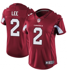 Women's Nike Arizona Cardinals #2 Andy Lee Red Team Color Vapor Untouchable Limited Player NFL Jersey
