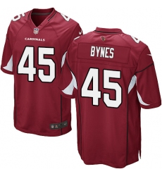 Men's Nike Arizona Cardinals #45 Josh Bynes Game Red Team Color NFL Jersey