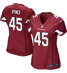 Women's Nike Arizona Cardinals #45 Josh Bynes Game Red Team Color NFL Jersey