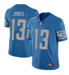 Youth Nike Detroit Lions #13 T.J. Jones Blue Team Color Vapor Untouchable Limited Player NFL Jersey