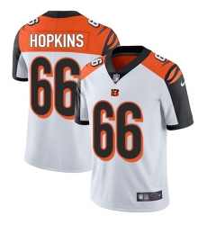 Men's Nike Cincinnati Bengals #66 Trey Hopkins White Vapor Untouchable Limited Player NFL Jersey