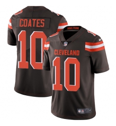 Youth Nike Cleveland Browns #10 Sammie Coates Brown Team Color Vapor Untouchable Elite Player NFL Jersey