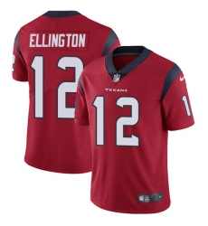 Men's Nike Houston Texans #12 Bruce Ellington Red Alternate Vapor Untouchable Limited Player NFL Jersey