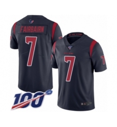 Men's Houston Texans #7 Ka'imi Fairbairn Limited Navy Blue Rush Vapor Untouchable 100th Season Football Jersey