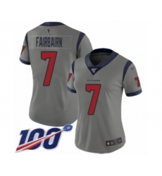 Women's Houston Texans #7 Ka'imi Fairbairn Limited Gray Inverted Legend 100th Season Football Jersey