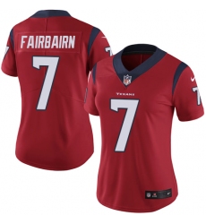 Women's Nike Houston Texans #7 Ka'imi Fairbairn Red Alternate Vapor Untouchable Limited Player NFL Jersey