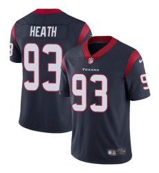 Youth Nike Houston Texans #93 Joel Heath Navy Blue Team Color Vapor Untouchable Elite Player NFL Jersey