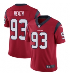 Youth Nike Houston Texans #93 Joel Heath Red Alternate Vapor Untouchable Limited Player NFL Jersey
