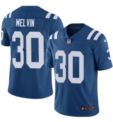Men's Nike Indianapolis Colts #30 Rashaan Melvin Royal Blue Team Color Vapor Untouchable Limited Player NFL Jersey