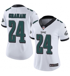 Women's Nike Philadelphia Eagles #24 Corey Graham White Vapor Untouchable Limited Player NFL Jersey