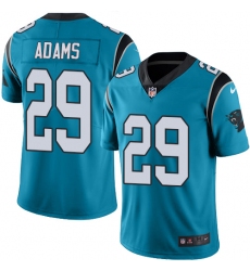 Youth Nike Carolina Panthers #29 Mike Adams Blue Alternate Vapor Untouchable Limited Player NFL Jersey