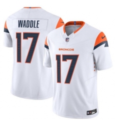 Men's Denver Broncos #17 Jaylen Waddle White 2026 F.U.S.E. Vapor Limited Stitched Football Jersey