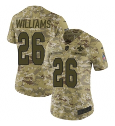Women's Nike New Orleans Saints #26 P. J. Williams Limited Camo 2018 Salute to Service NFL Jersey