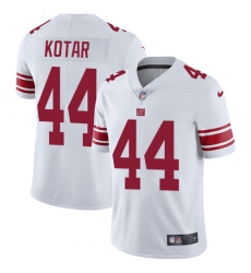 Men's Nike New York Giants #44 Doug Kotar White Vapor Untouchable Limited Player NFL Jersey