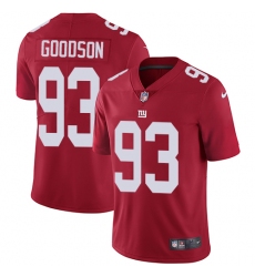 Youth Nike New York Giants #93 B.J. Goodson Red Alternate Vapor Untouchable Limited Player NFL Jersey