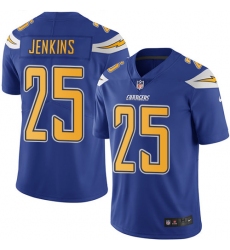 Youth Nike Los Angeles Chargers #3 Rayshawn Jenkins Limited Electric Blue Rush Vapor Untouchable NFL Jersey