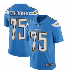 Men's Nike Los Angeles Chargers #75 Michael Schofield Electric Blue Alternate Vapor Untouchable Limited Player NFL Jersey
