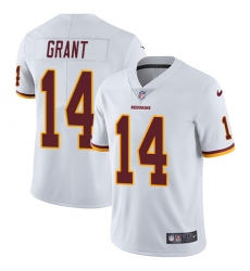 Men's Nike Washington Redskins #14 Ryan Grant White Vapor Untouchable Limited Player NFL Jersey